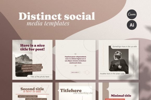Download Distinct Social Media Templates - Distinct Collection