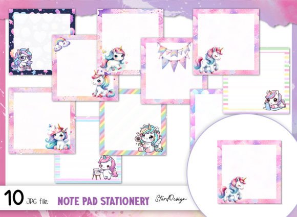 Download Unicorn Memo Pad -Notepad - Stationary - Stationary Collection