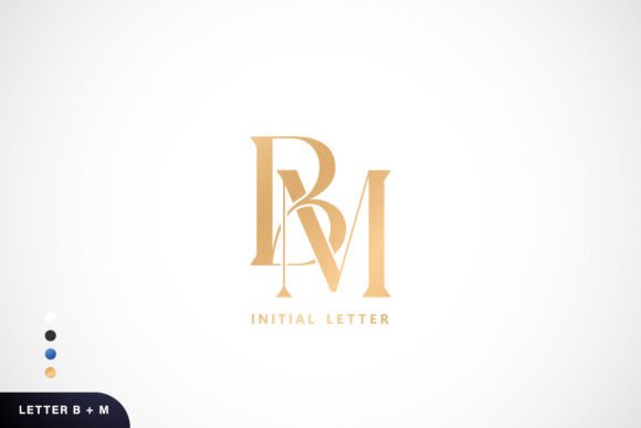 Download BM Initial Letters Monogram Logotypes - Logo Collection