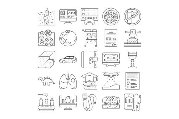 Download Collection of Distinct Outline Icon Conc - Distinct Collection