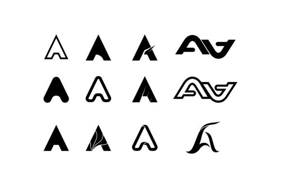Download A Logo Design Font and a Letter Design - Logo Collection