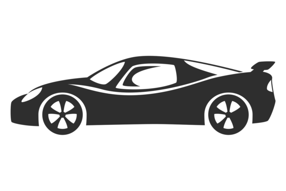 Download Luxury Car Logo. Fast Sport Race Silhoue - Logo Collection